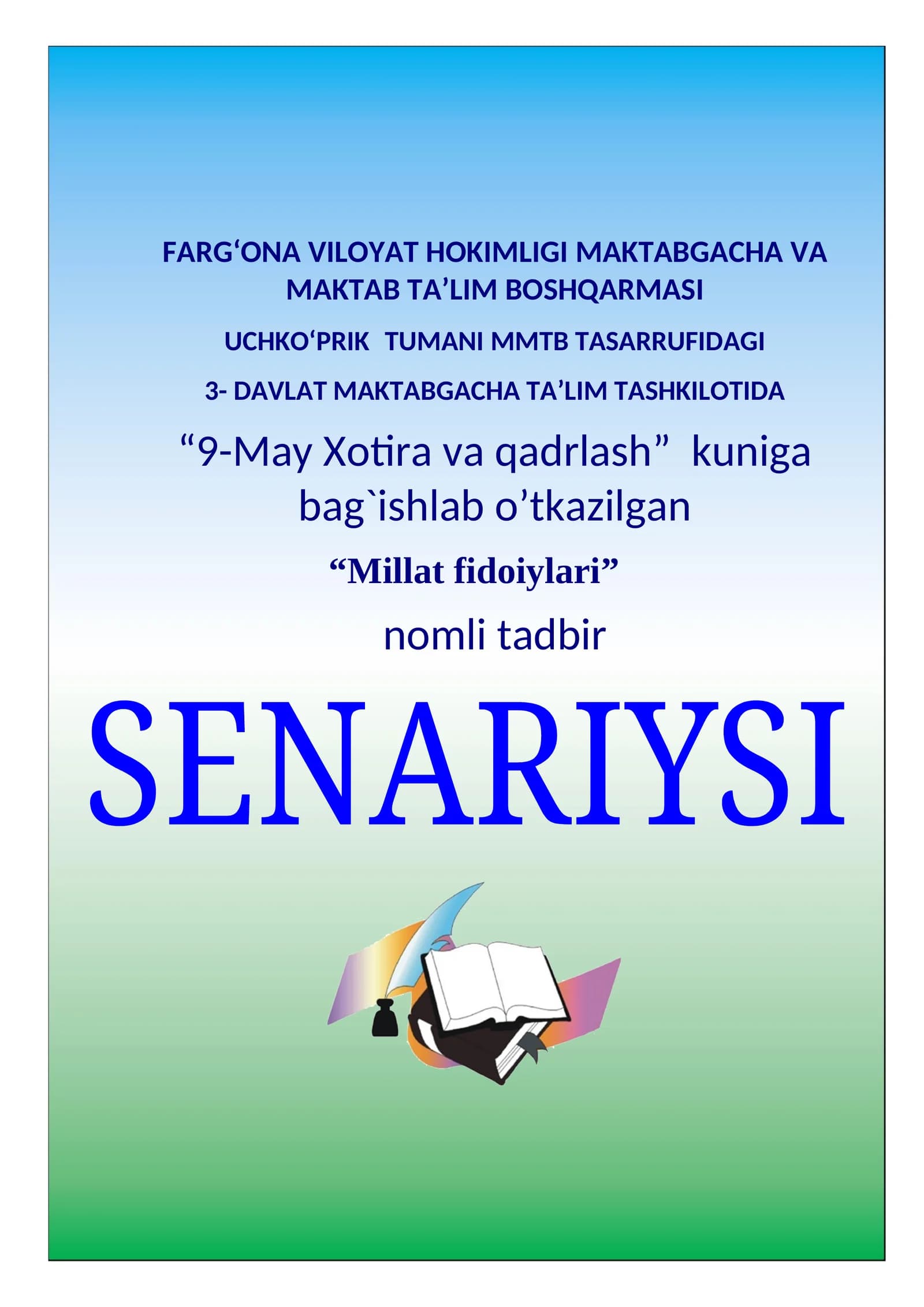 "Millat fidoiylari" nomli tadbir