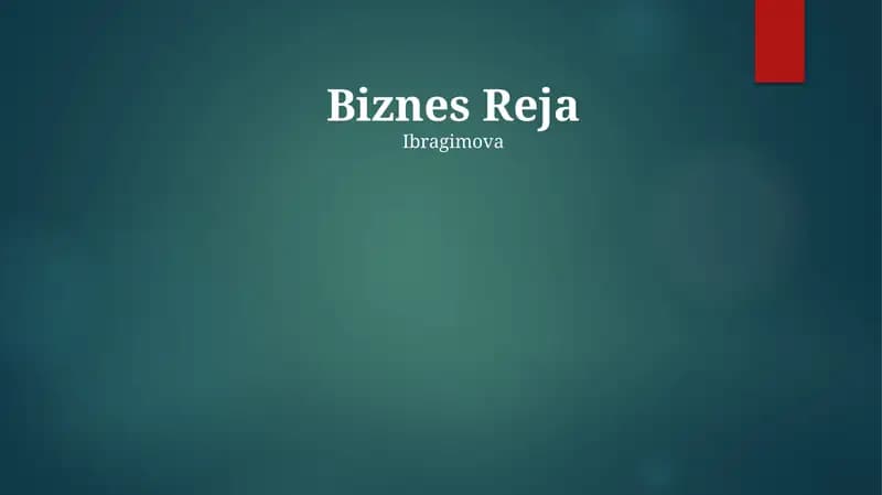 Biznes Reja