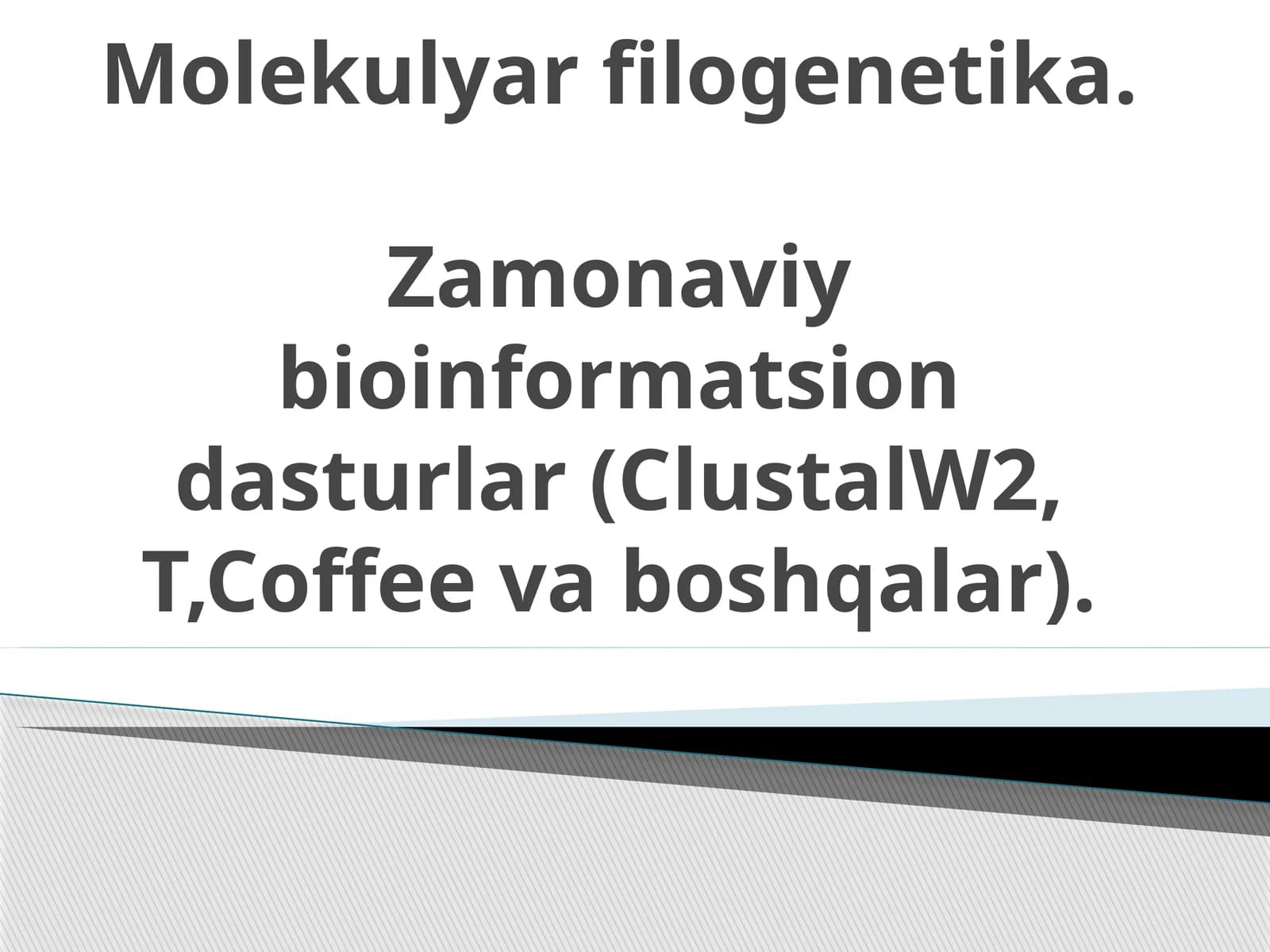 Molekulyar filogenetika