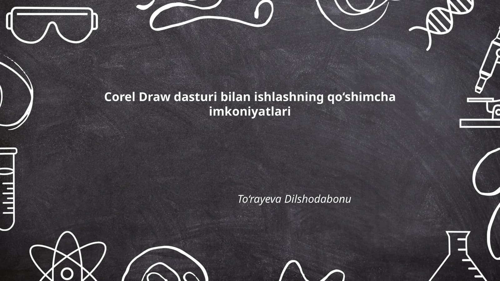 Corel Draw dasturi bilan ishlashning qo‘shimcha imkoniyatlari