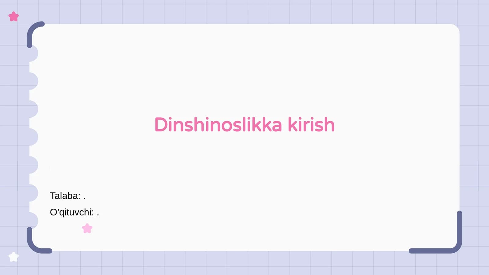 Dinshinoslikka kirish