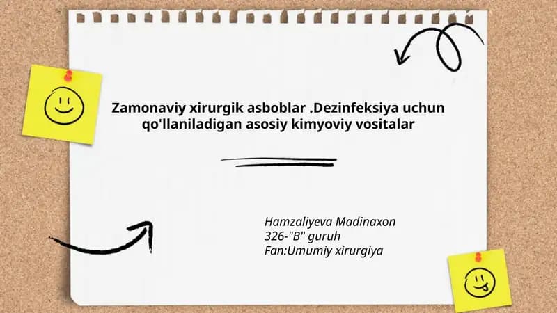 Zamonaviy xirurgik asboblar