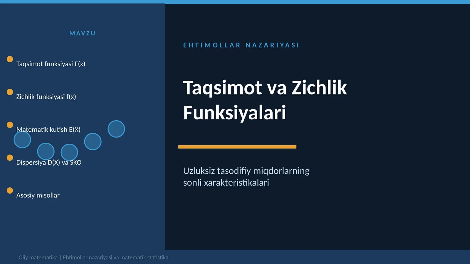 EHTIMOLLAR NAZARIYASI