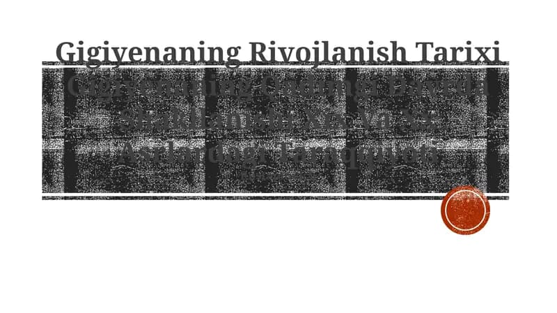 Gigiyenaning Rivojlanish Tarixi