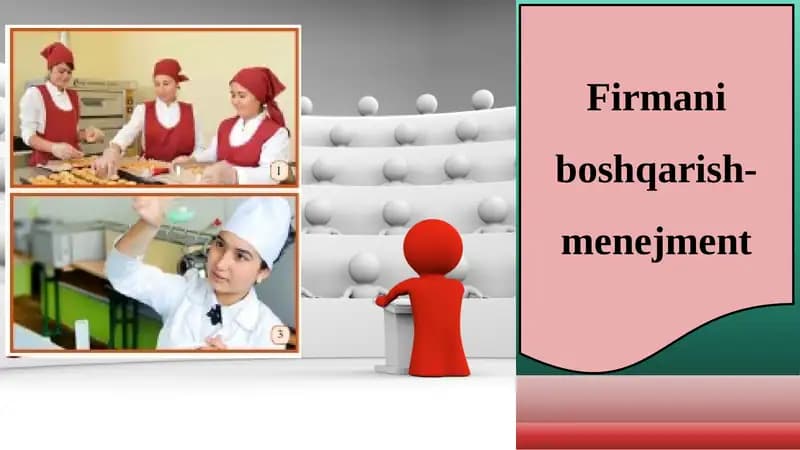 Firmani boshqarish-menejment