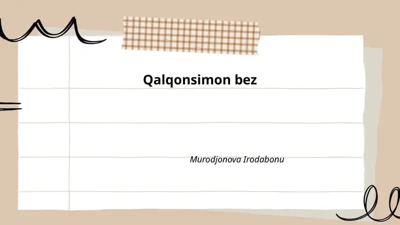 Qalqonsimon bez anatomiyasi