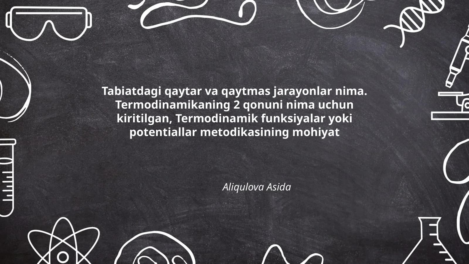 Termodinamika asoslari