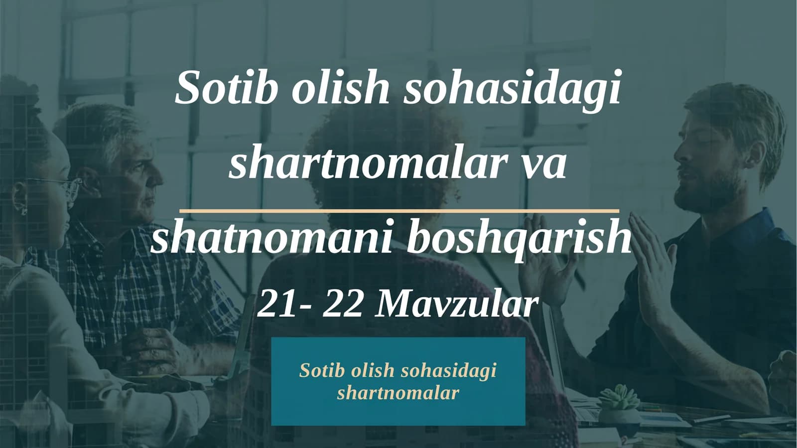 Sotib olish sohasidagi shartnomalar