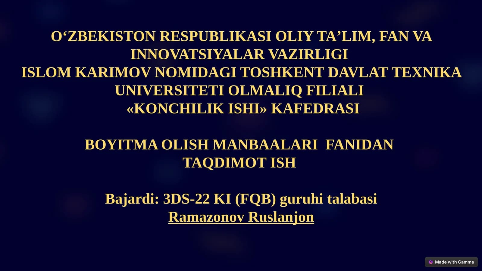 Mineral hosil qiluvchi gidrotermal jarayonlar