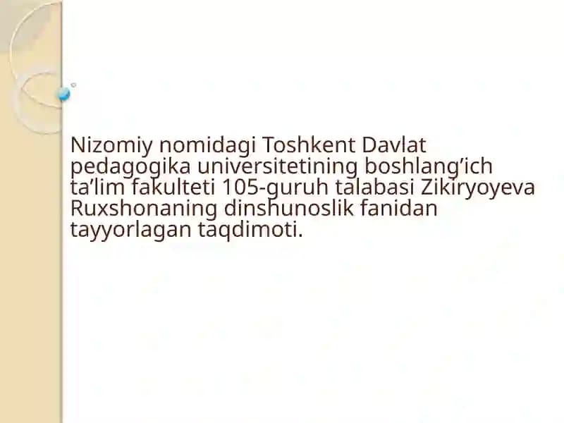 Islomda sunniylik, shialik va horijiylik