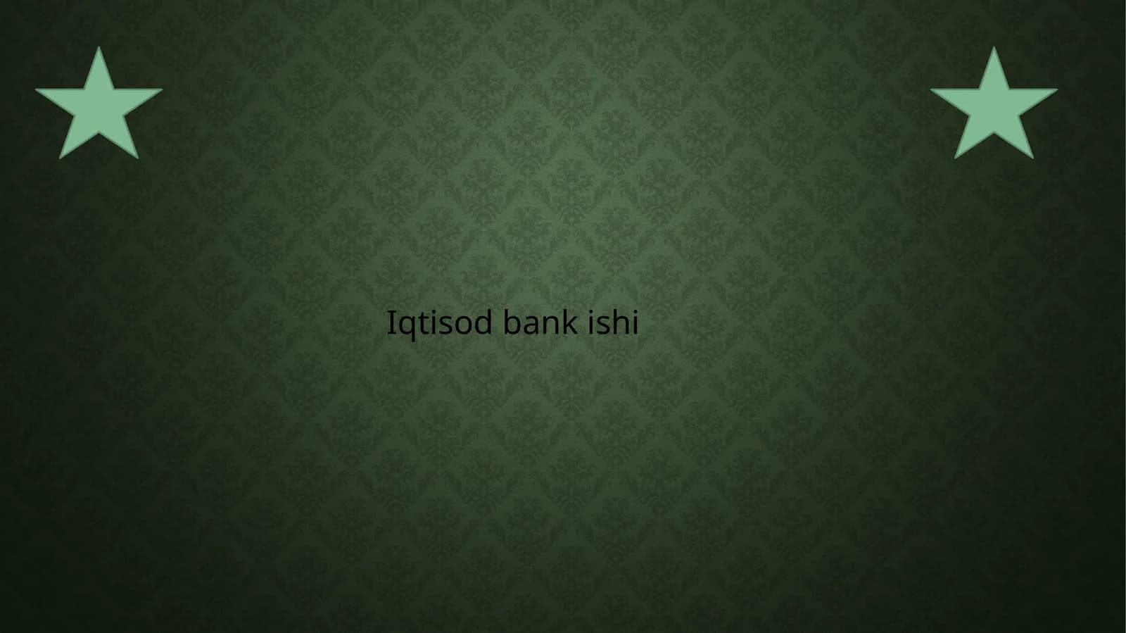 BANK AKTIVLARINING MOHIYATI VA TASNIFLASH PRINSIPLARI