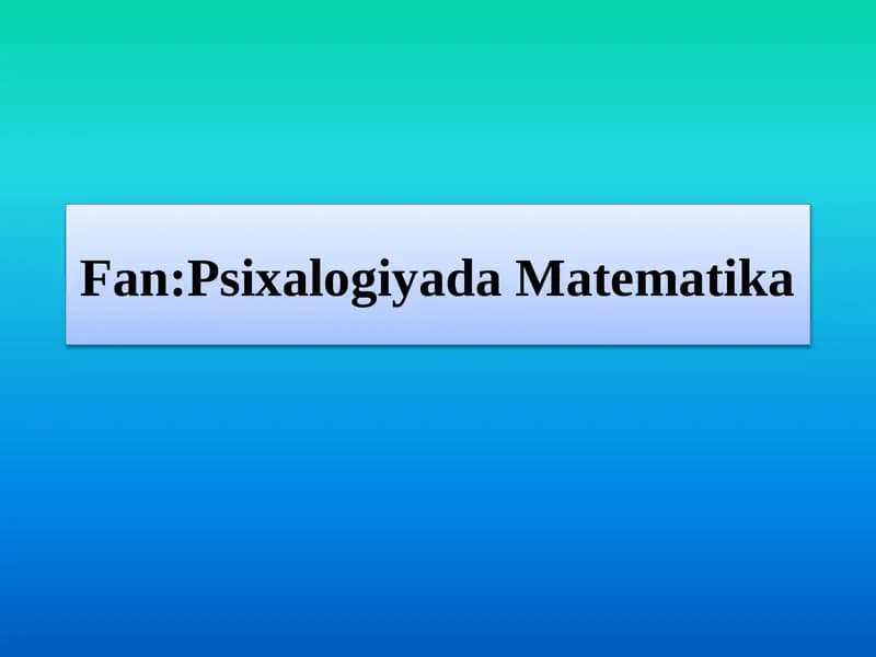 Mavzu:Proporsiya, to‘g‘ri va teskari proporsional miqdorlar. Foiz va murakkab foiz haqida dastlabki tushunchalar.