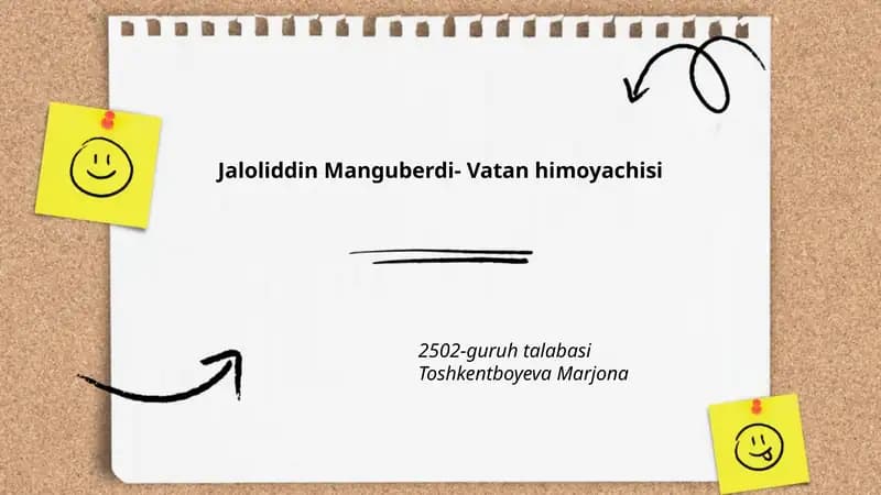 Jaloliddin Manguberdi- Vatan himoyachisi