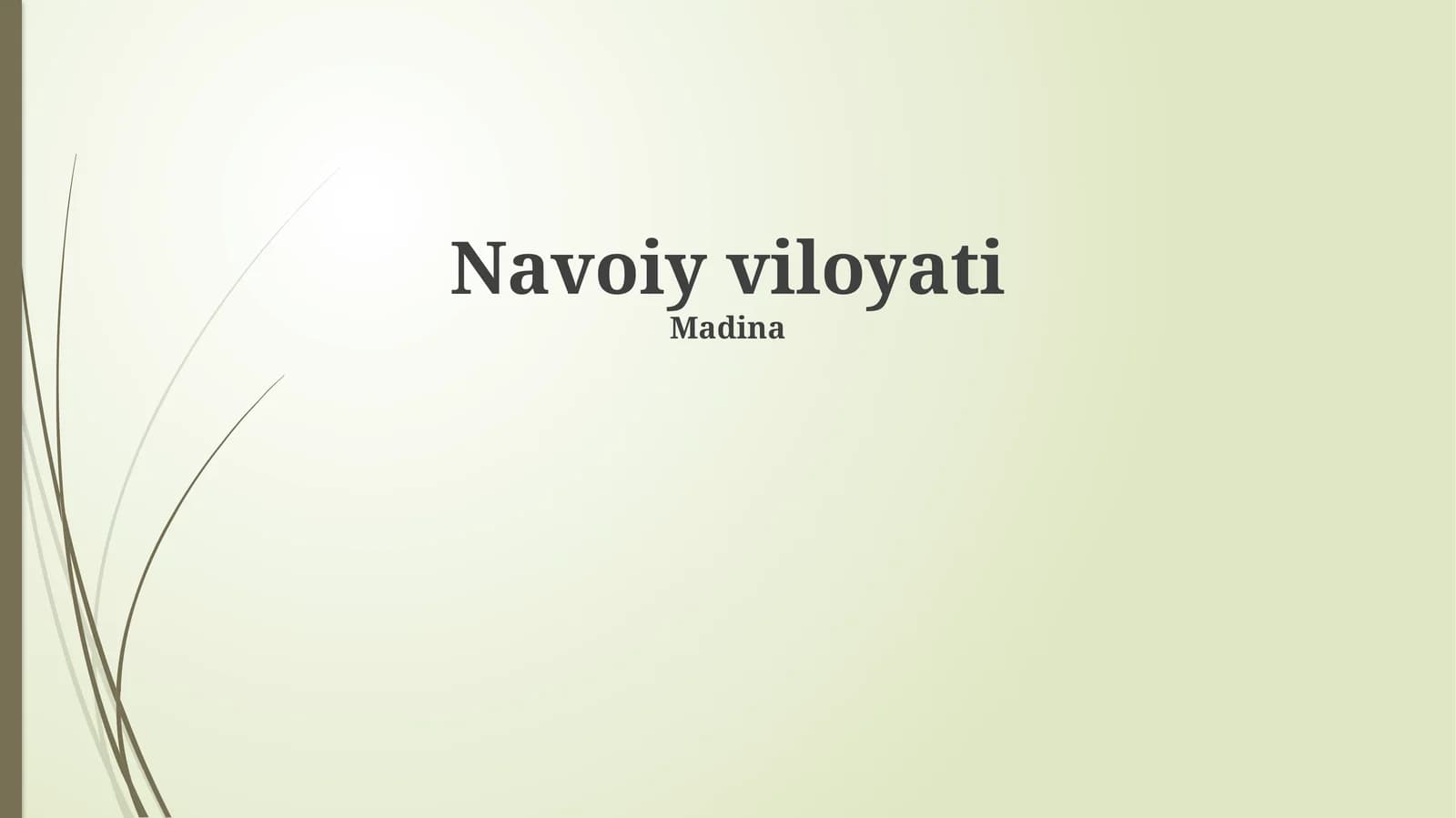 Navoiy viloyati