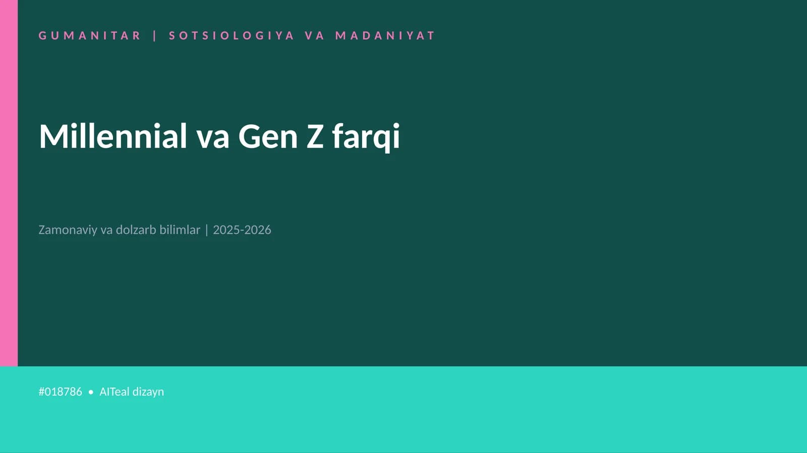 Millennial va Gen Z farqi