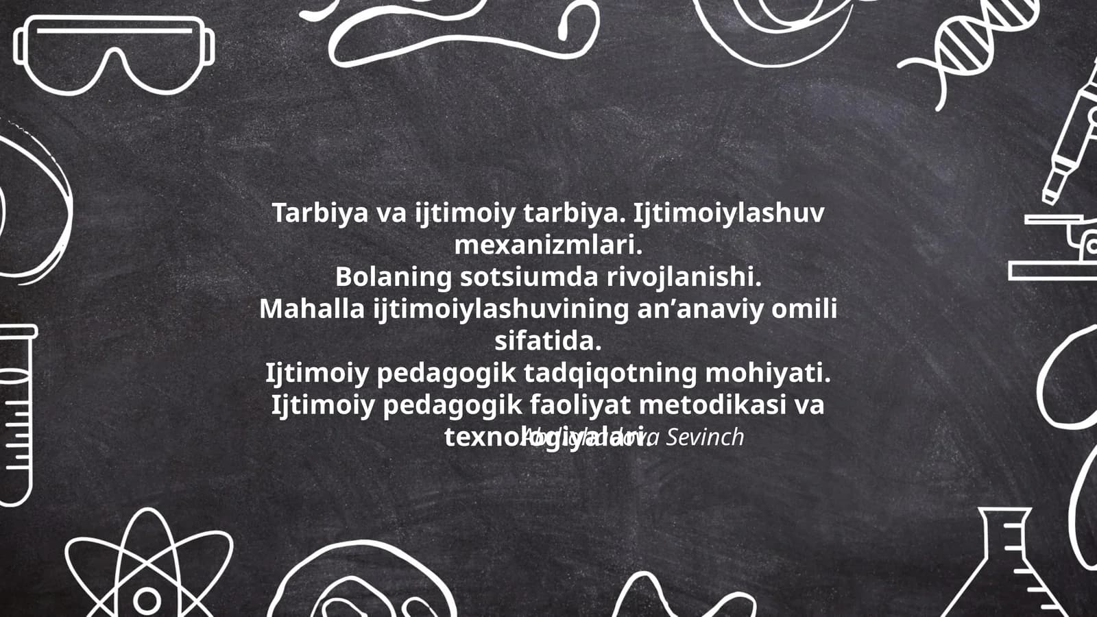 Tarbiya va ijtimoiy tarbiya. Ijtimoiylashuv mexanizmlari