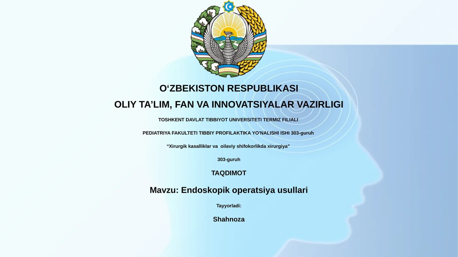 Endoskopik operatsiya usullari
