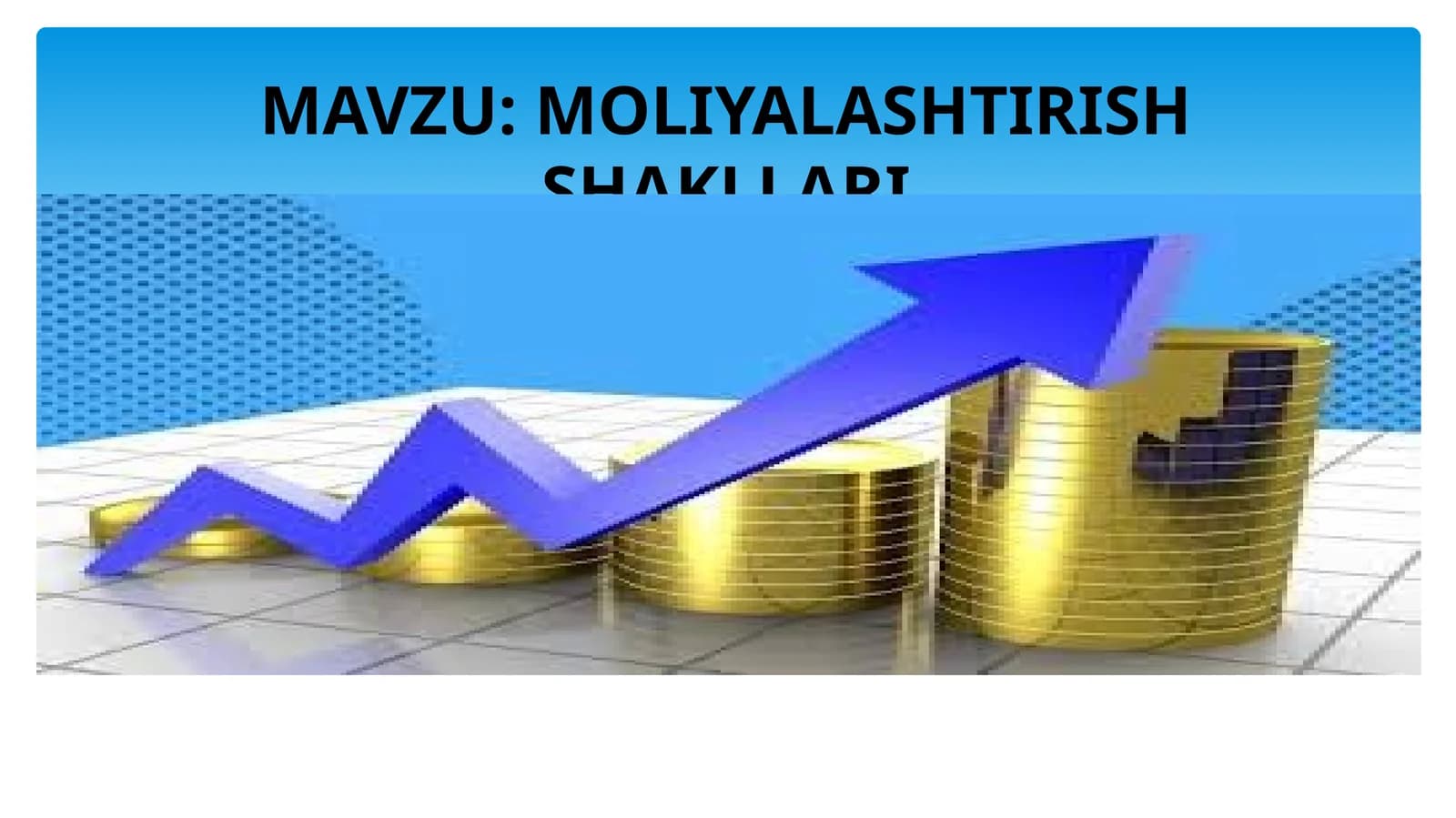 Moliyalashtirish shakllari