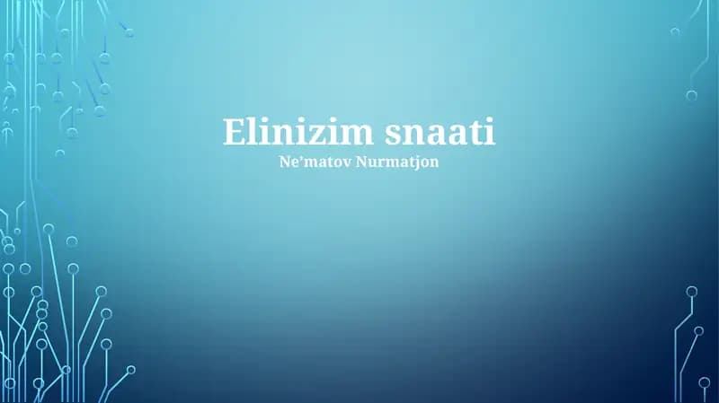 Elinizim snaati