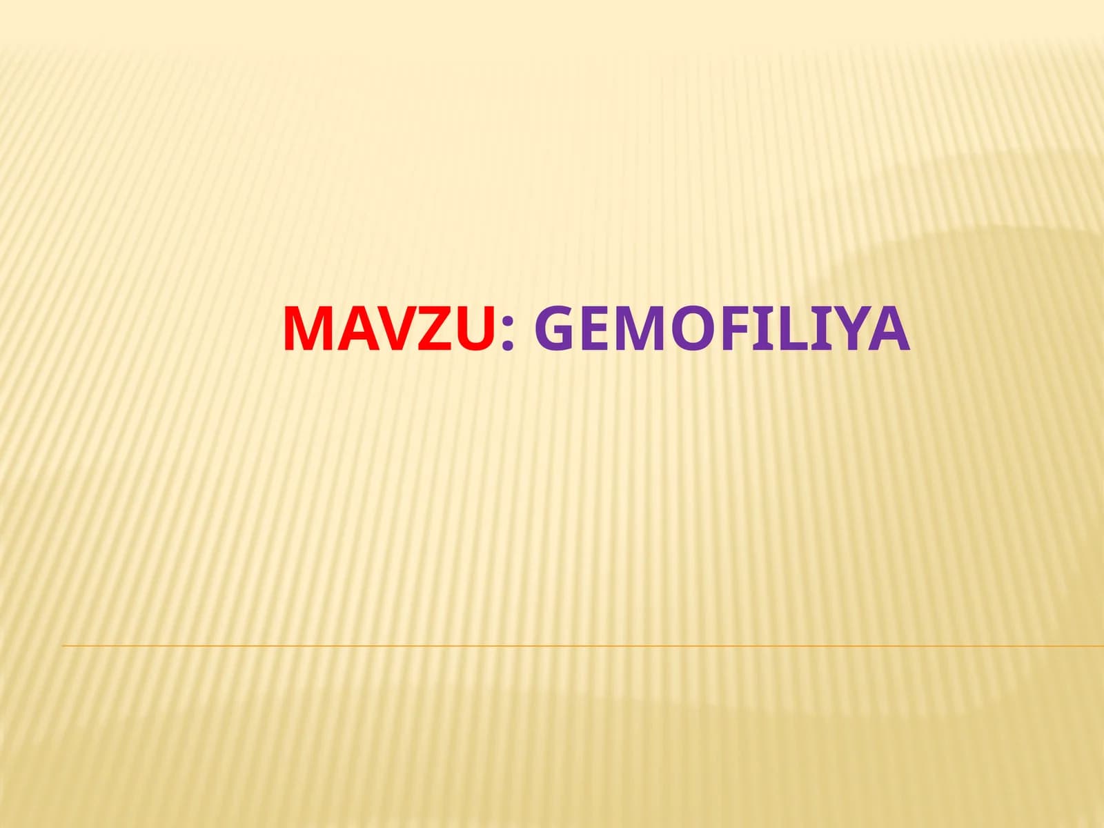 Gemofiliya