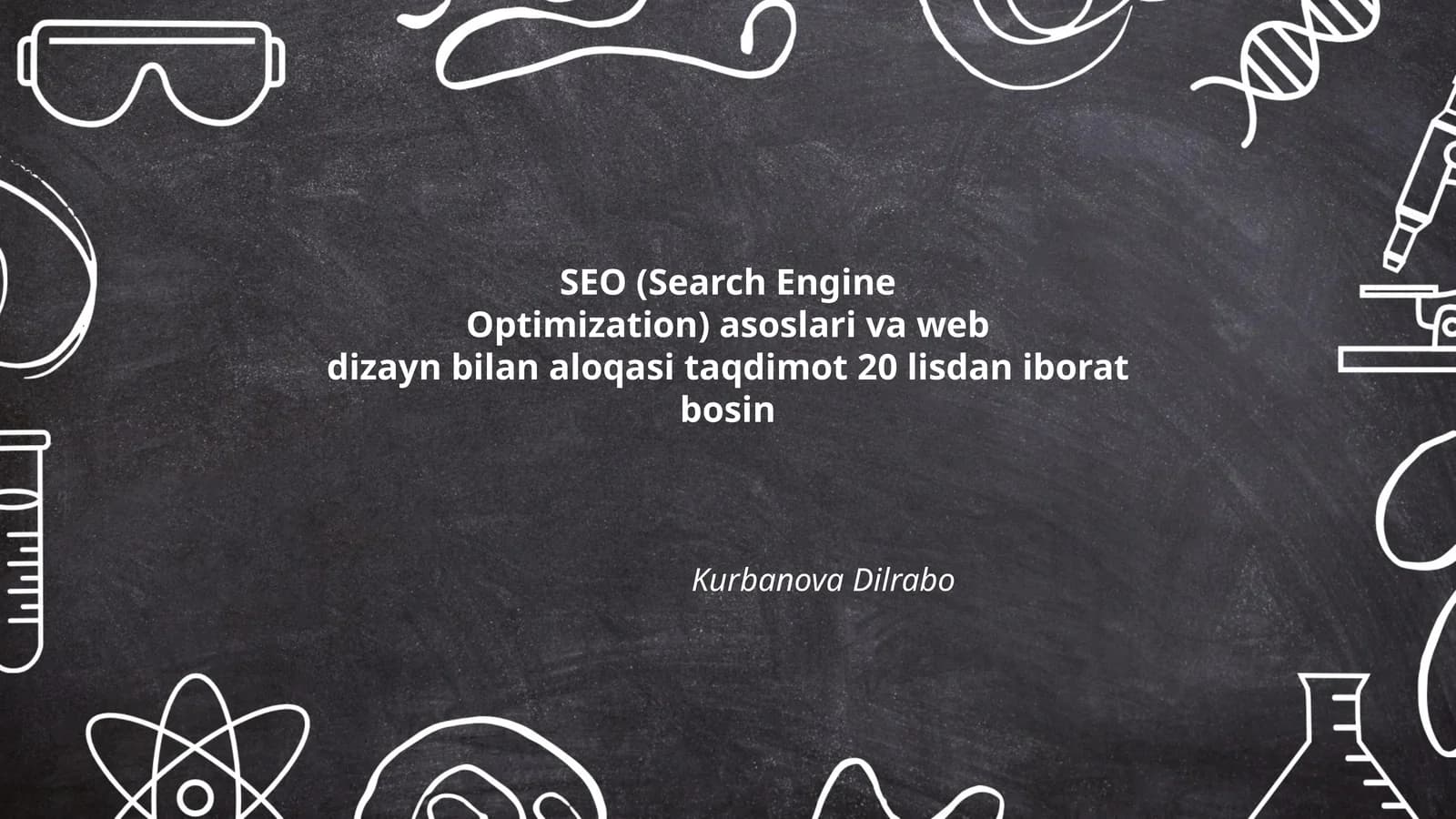 SEO asoslari va web dizayn
