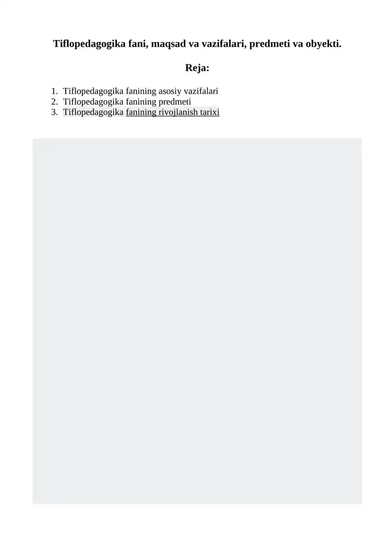Tiflopedagogika