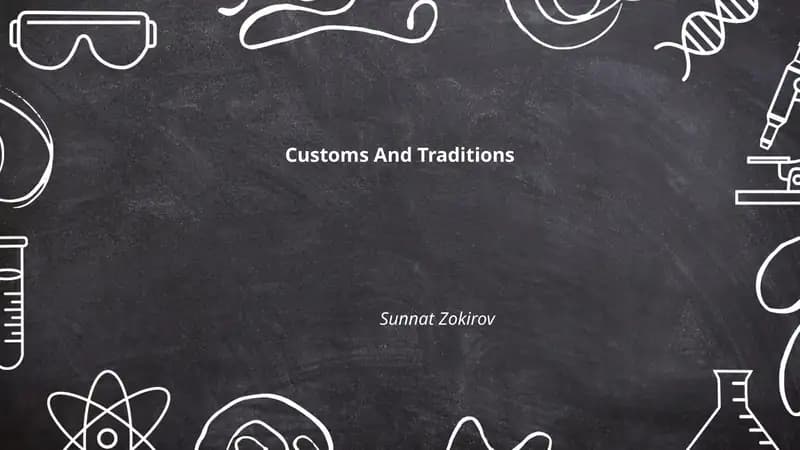 Traditional Wedding Customs