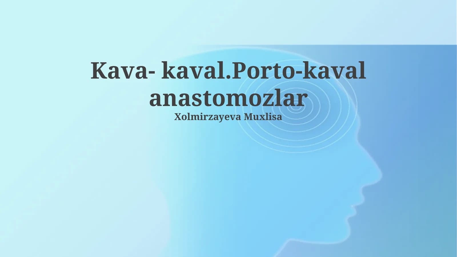 Porto-kaval anastomozlar