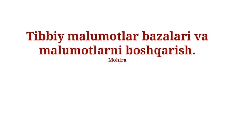 Katta hajmdagi ma'lumotlarni qayta ishlash (Big Data)