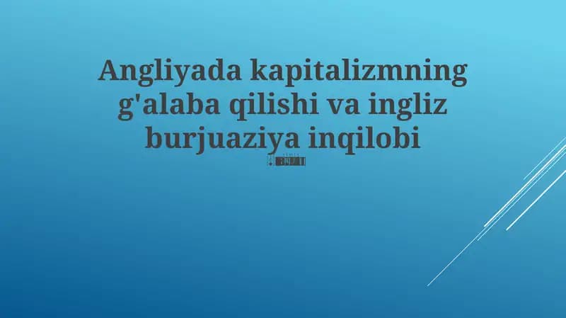 Ingliz Savdosi Gullab-Yashnashi