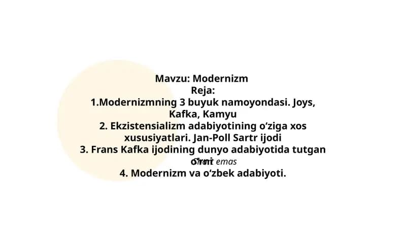 Modernizm