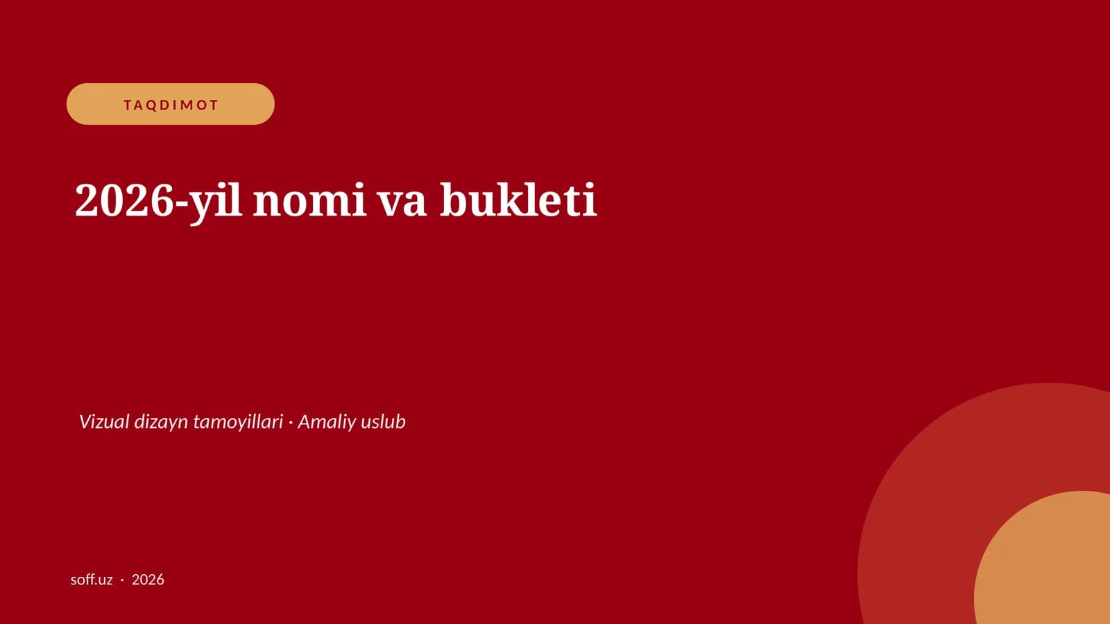 2026-yil nomi va bukleti