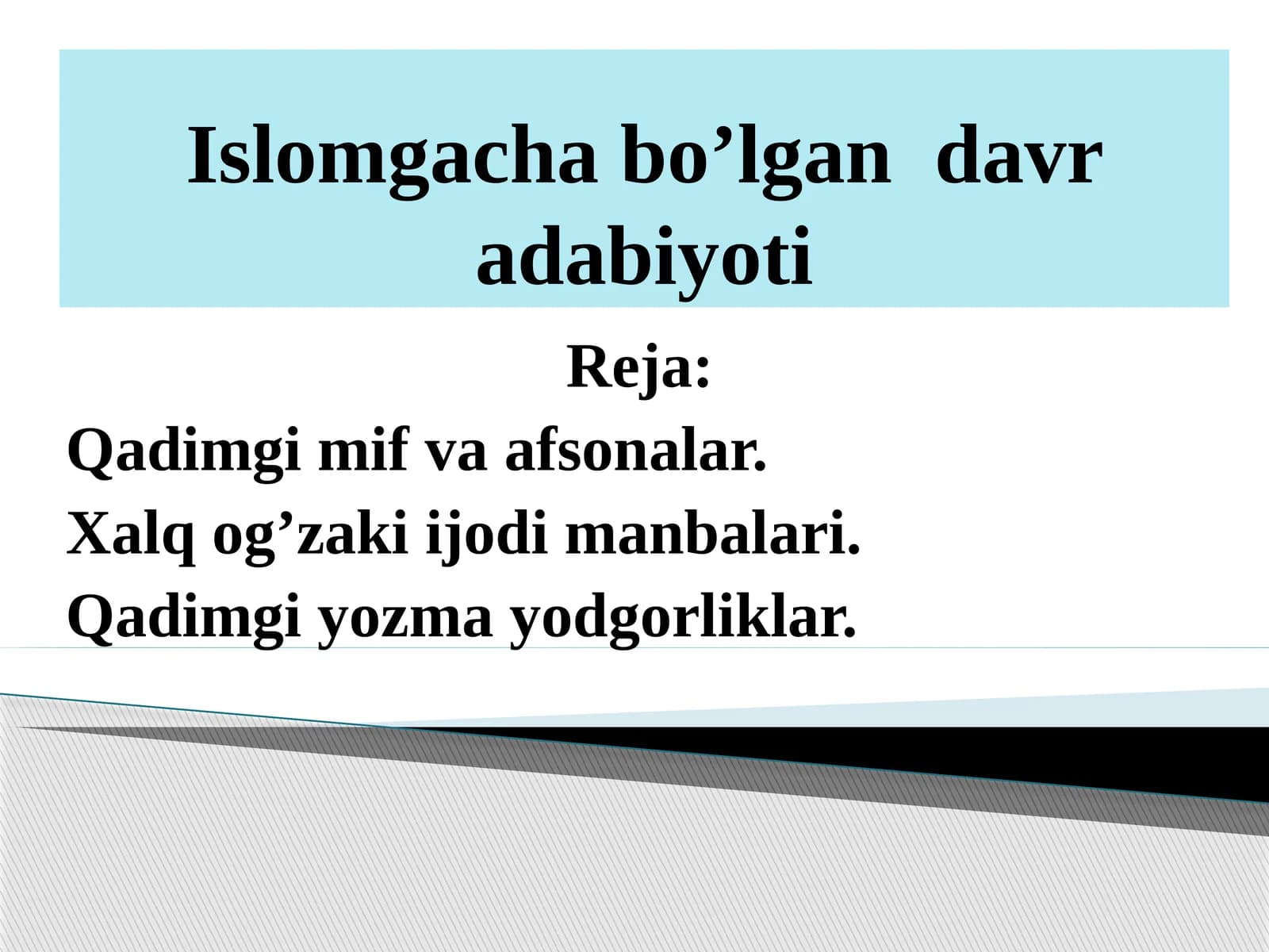Islomgachabo’lgandavradabiyoti