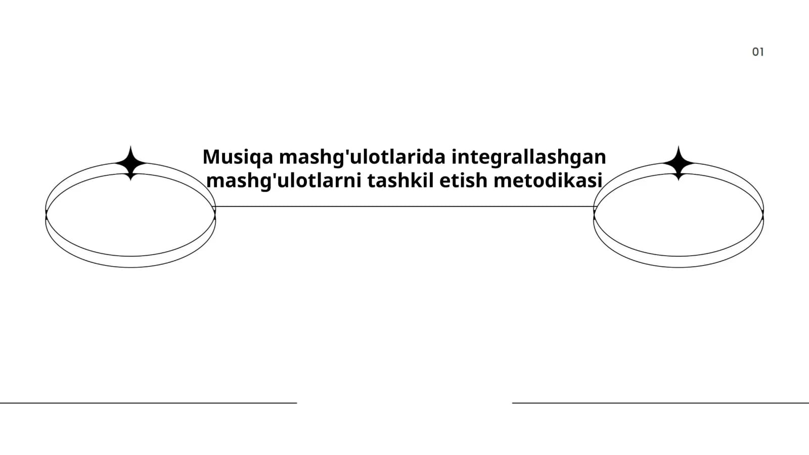 Musiqa mashg'ulotlarida integrallashgan mashg'ulotlarni tashkil etish metodikasi