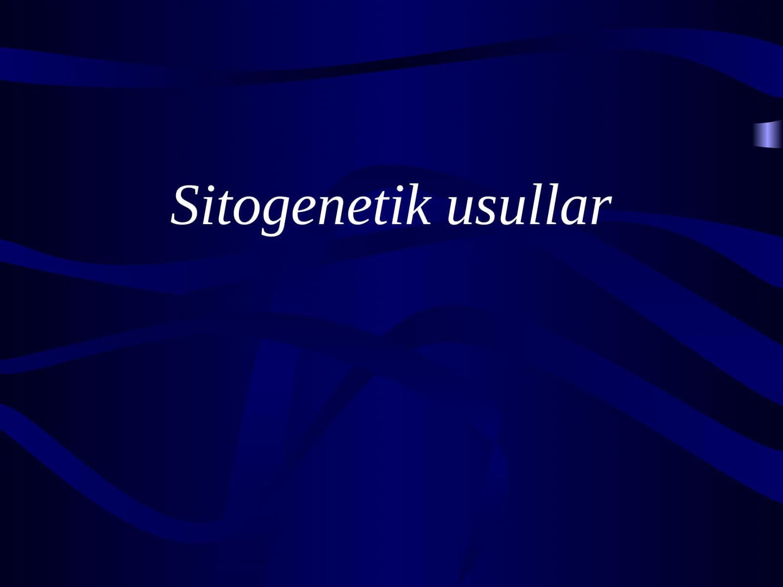 Sitogenetik usullar
