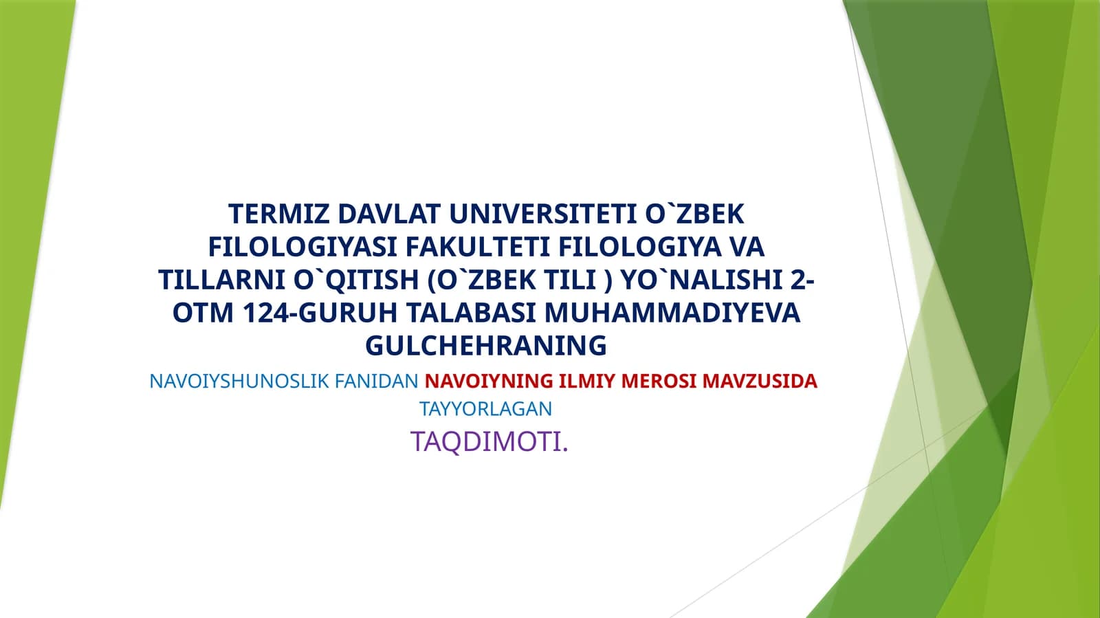 NAVOIYNINGILMIYMEROSI