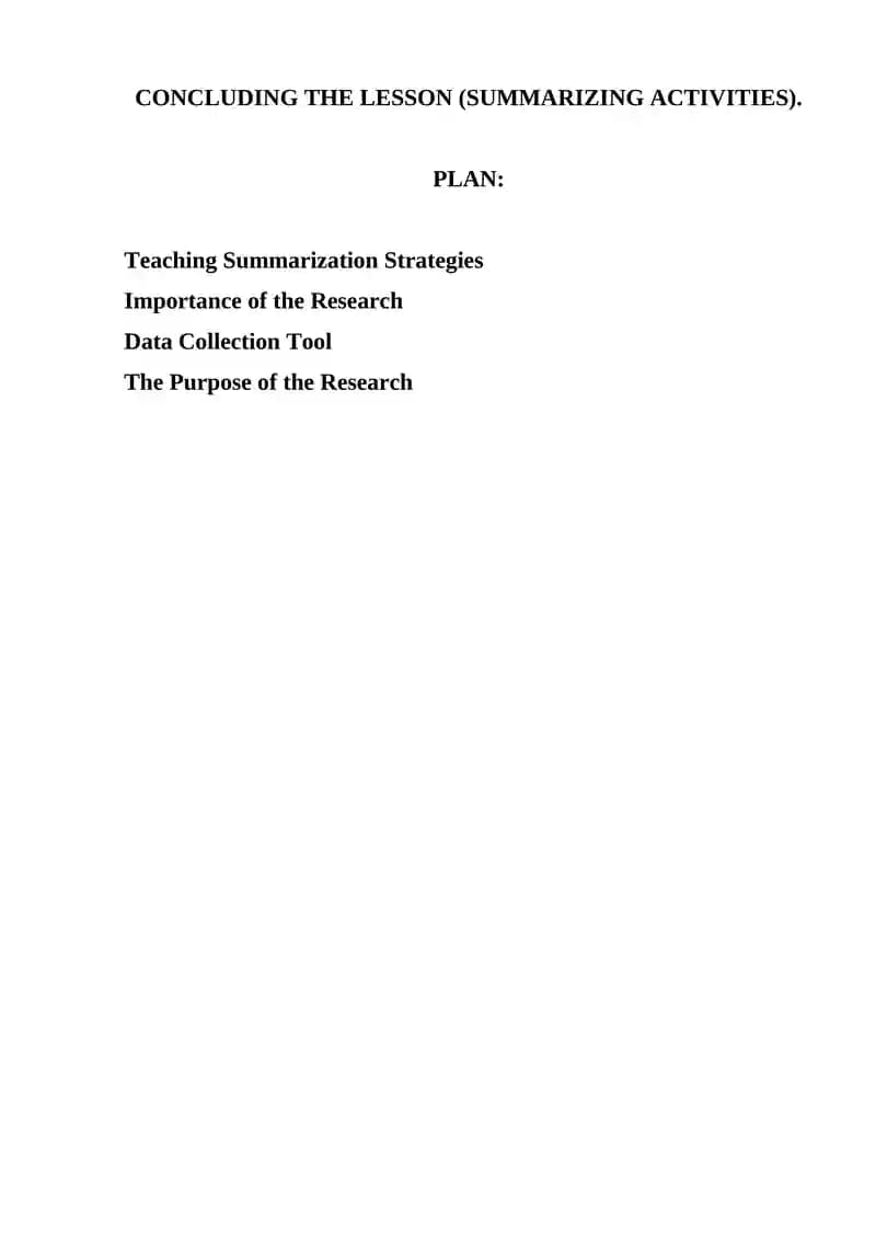Teaching Summarization Strategies