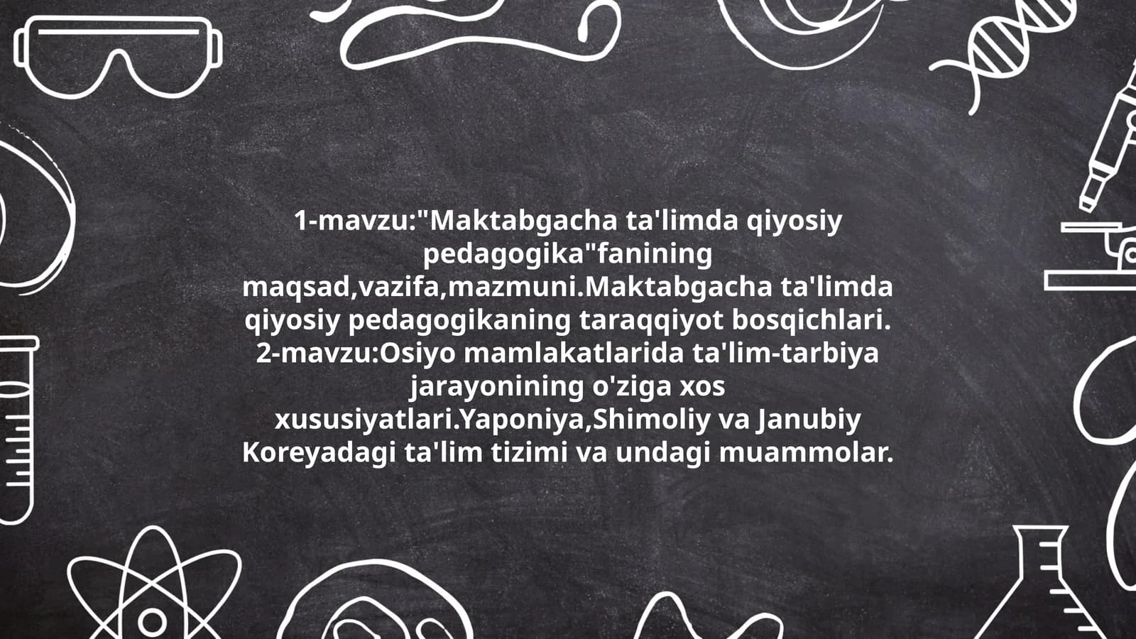 Maktabgacha ta'limda qiyosiy pedagogika