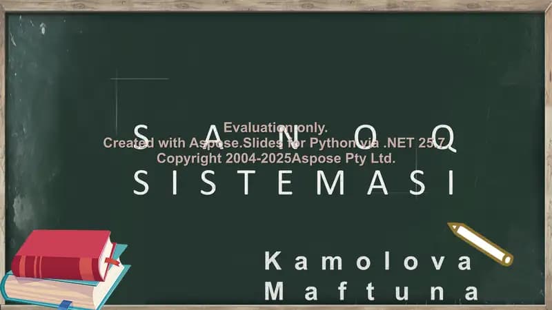 Sanoq Sistemalari