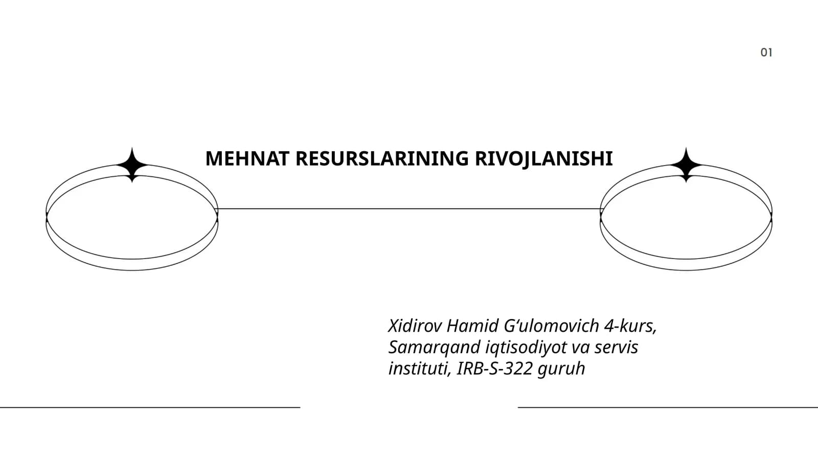 MEHNAT RESURSLARINING RIVOJLANISHI
