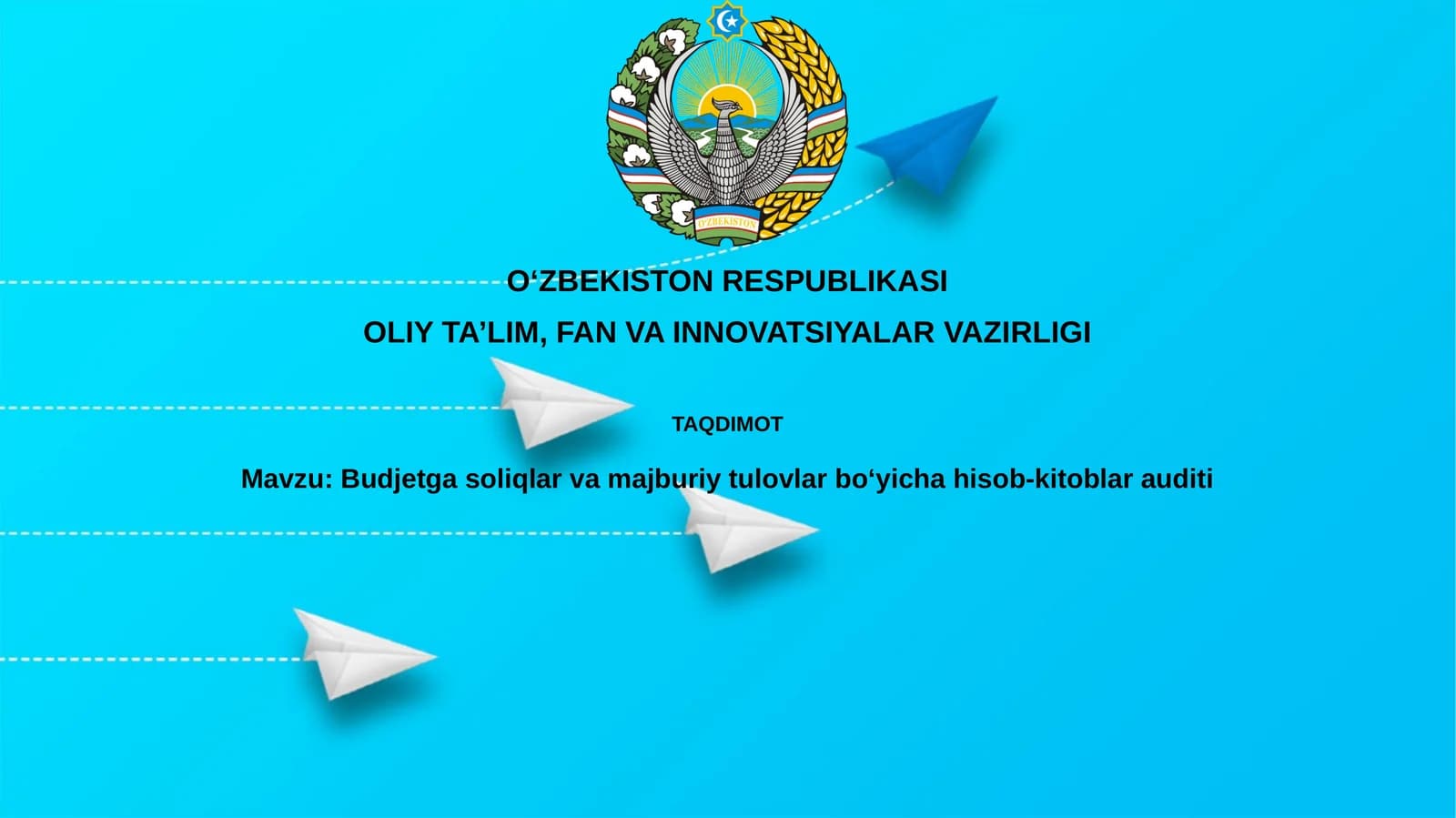 Soliqlar va Majburiy To'lovlarni Hisoblash Auditi
