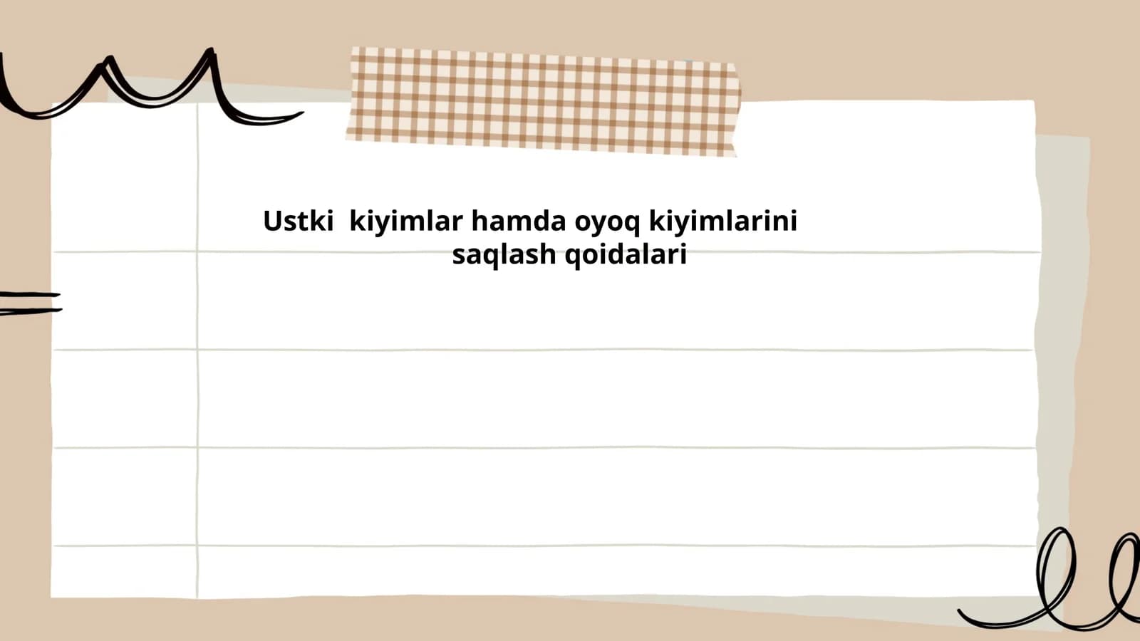 Ustki kiyimlar hamda oyoq kiyimlarini saqlash qoidalari