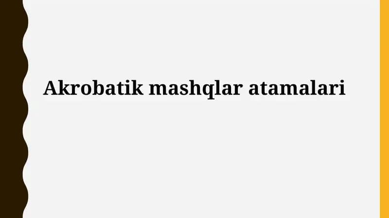 Akrobatikmashqlaratamalari