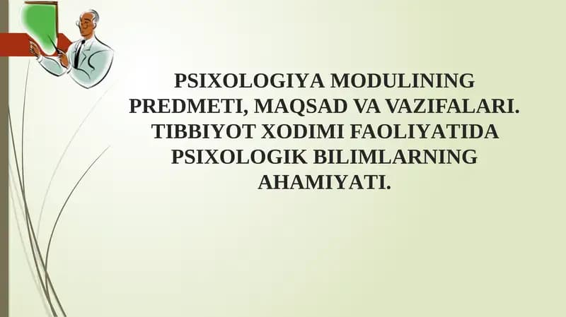 Psixologiya Moduli