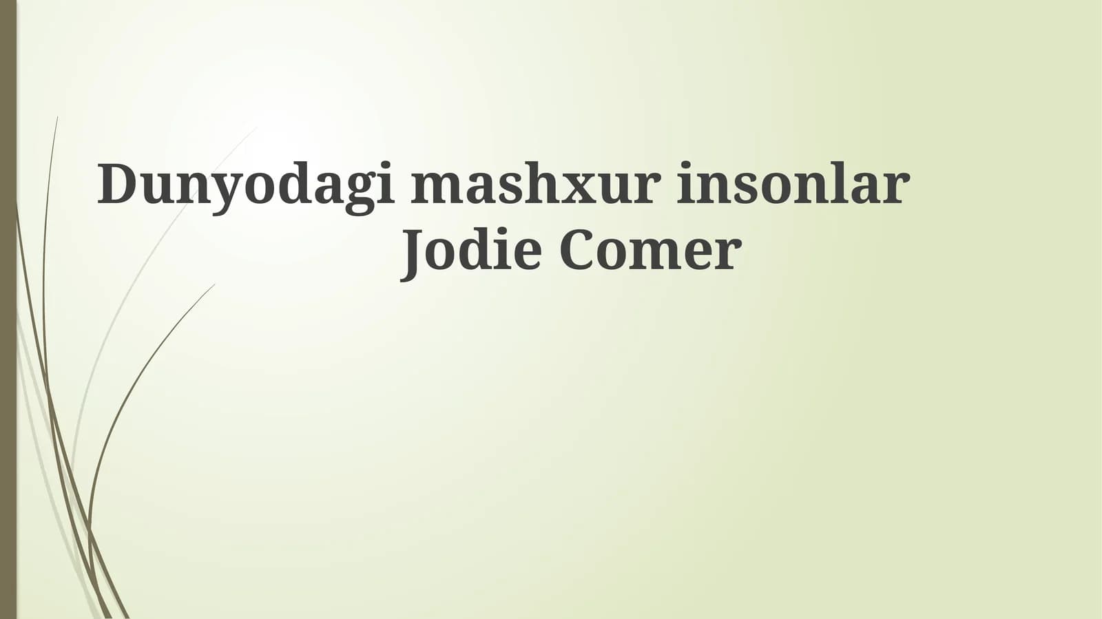 Dunyodagi mashhur insonlar Jodie Comer