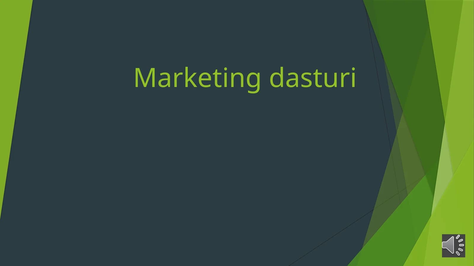 Marketing dasturi