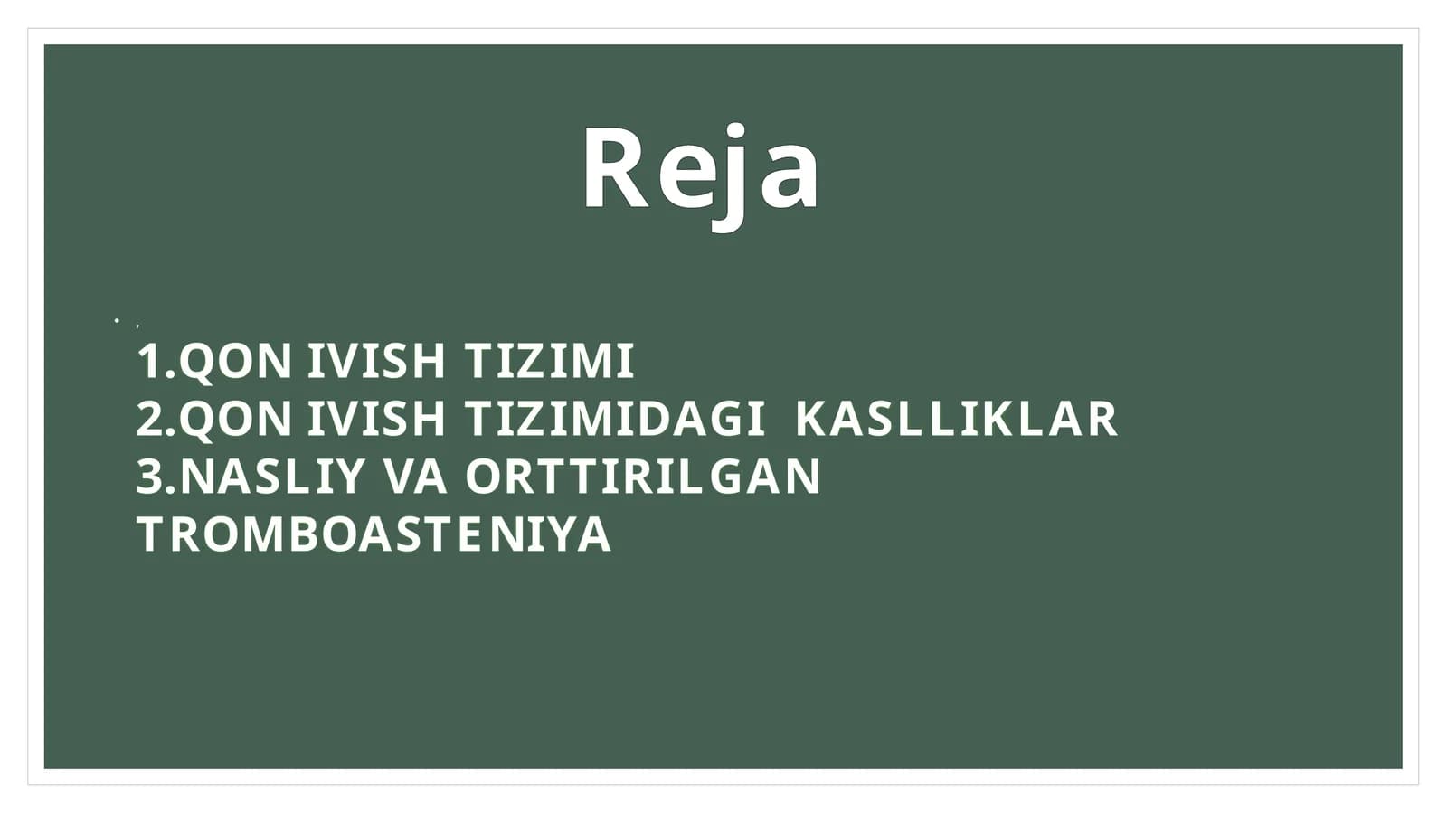 Qon ivish tizimi
