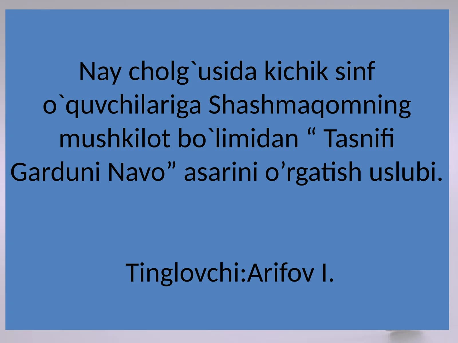 Tasnifi Garduni Navo