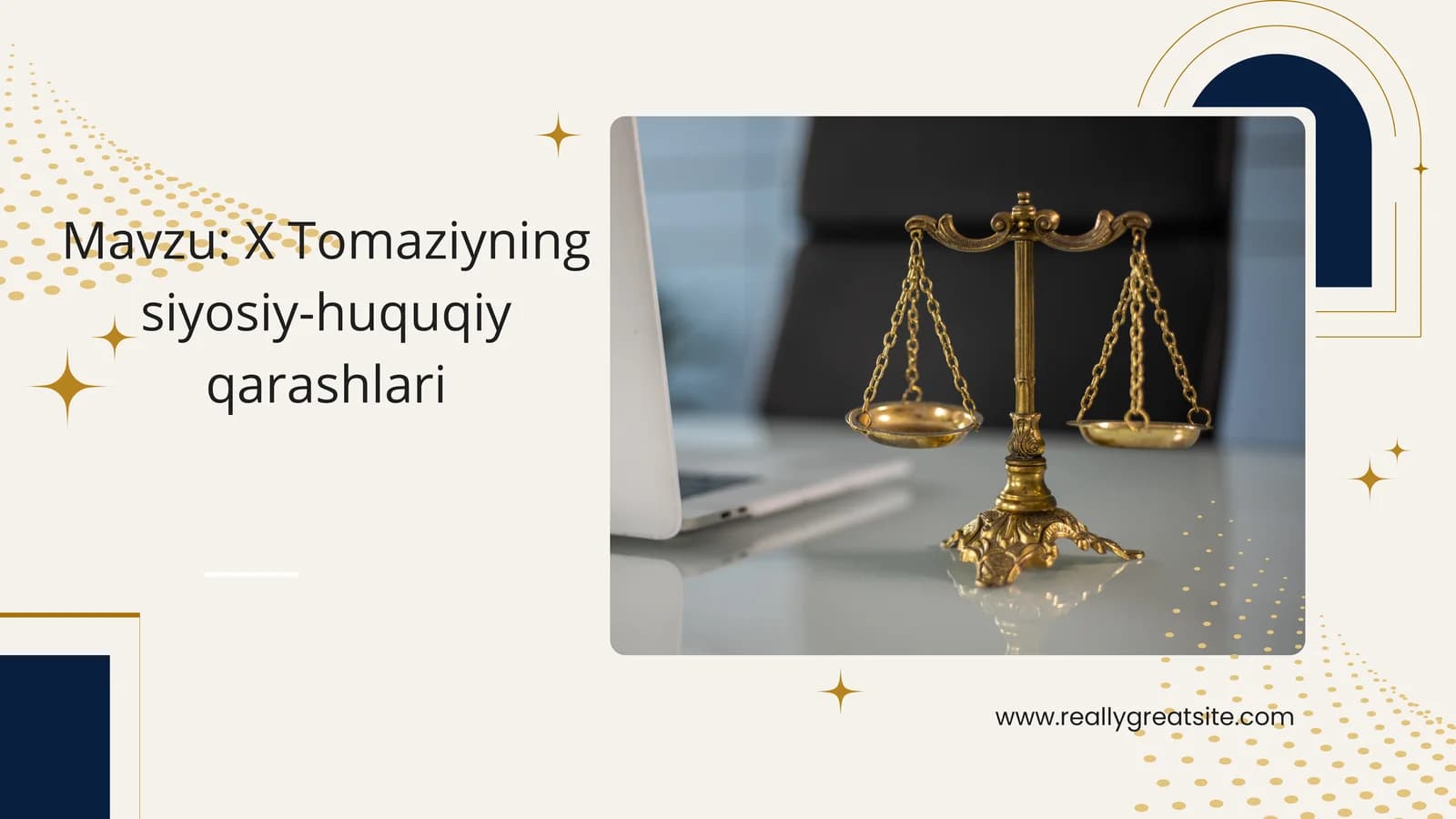 X Tomaziyning siyosiy-huquqiy qarashlari