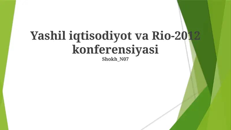 Rio-2012 konferensiyasi